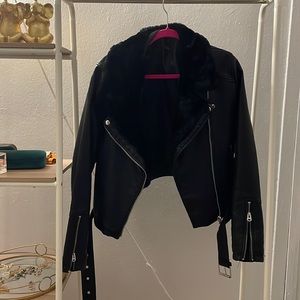 Faux Leather Jacket - Heavy weight